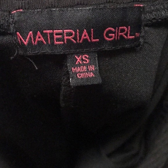 Material girl Skirt High waist pleated Mesh hem black - Picture 8 of 10